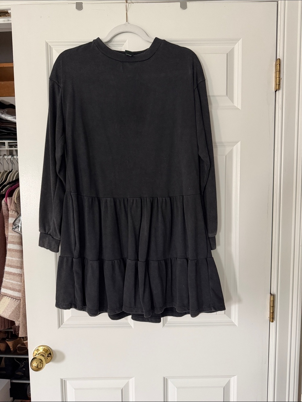 wild fable Black Crewneck Tee Dress